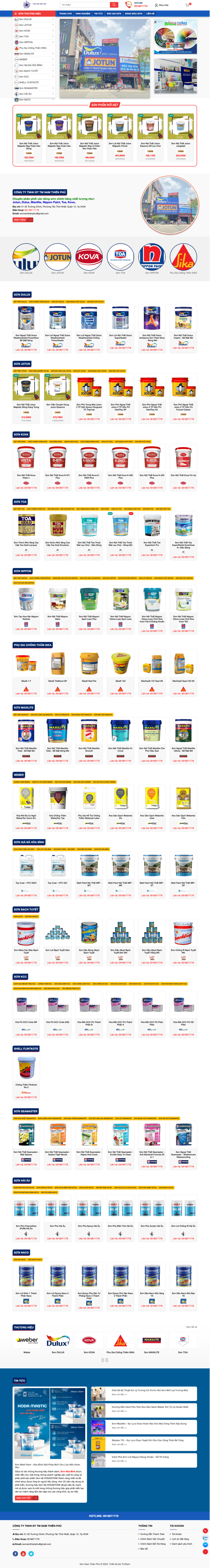 Web Sơn Nam Thiên Phú