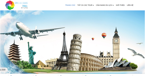 Thiết Kế Website Du Lịch 