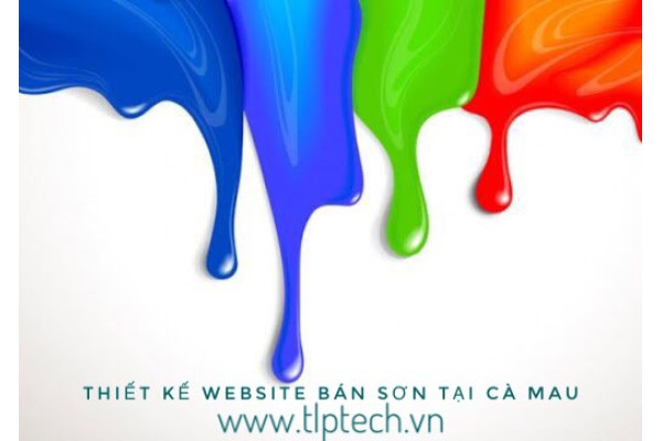 Thiết kế website bán sơn tại Cà Mau.