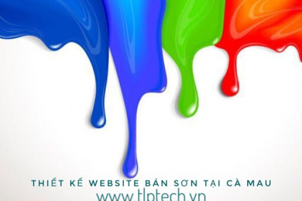 Thiết kế website bán sơn tại Cà Mau.