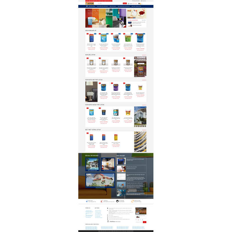 Web bán sơn Jotun
