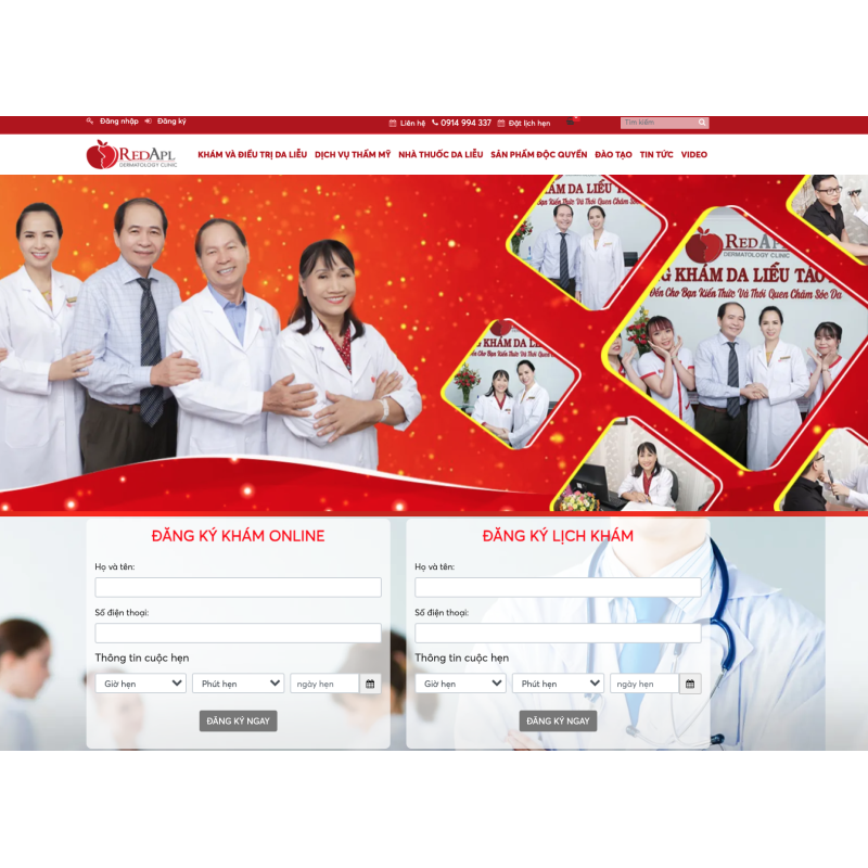 Web Spa Thẩm Mỹ Viện