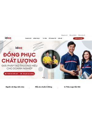 Thiết kế web đồng phục IDOO