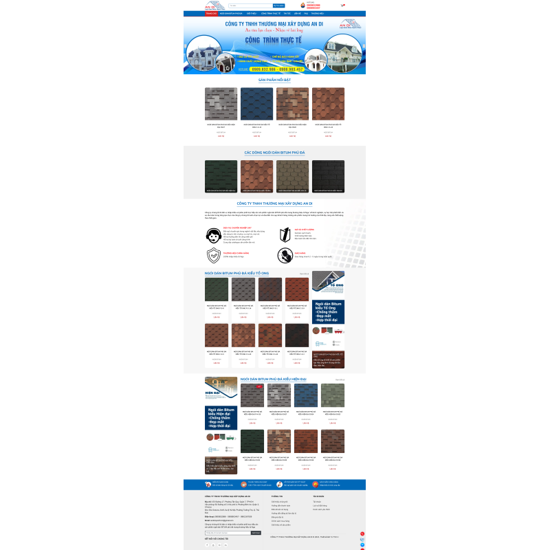 Thiết kế web Ngói Bitum